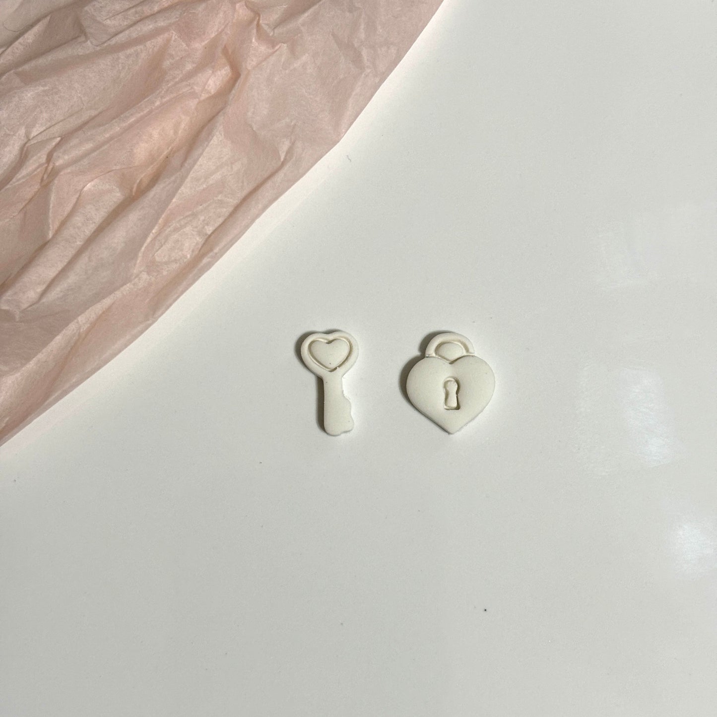 Key to my Heart Studs