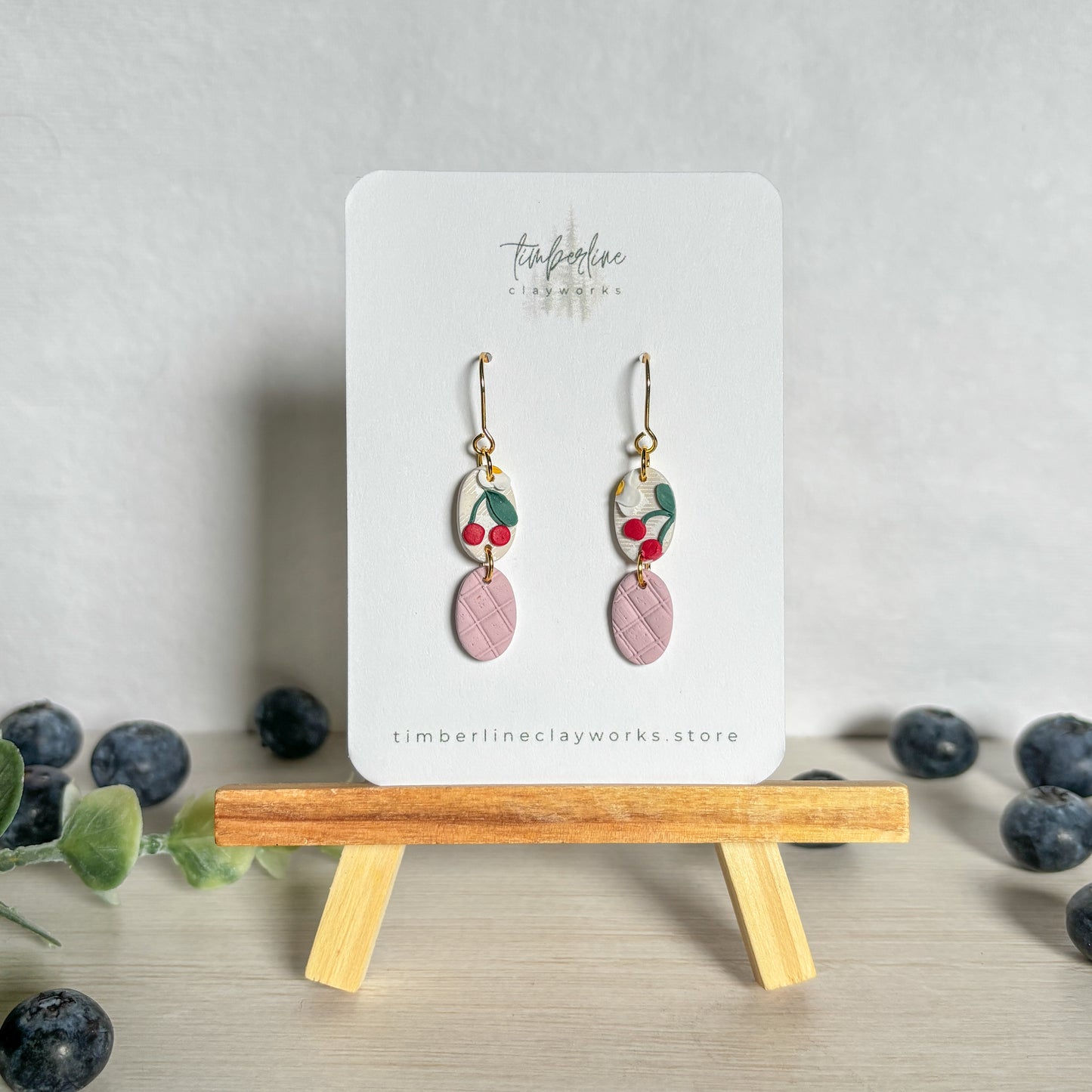 Cherry Pink Dangle