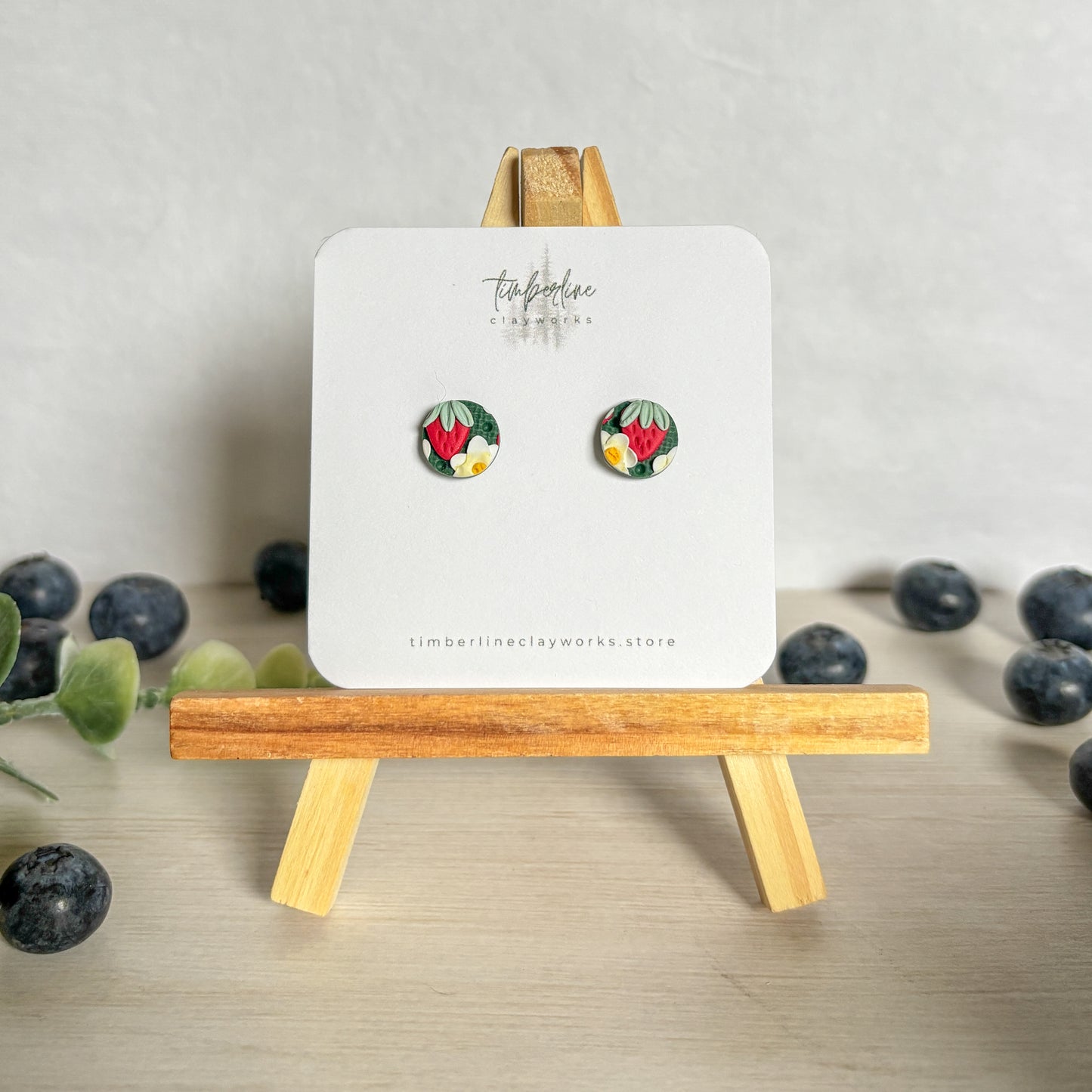 Strawberry Fields Studs