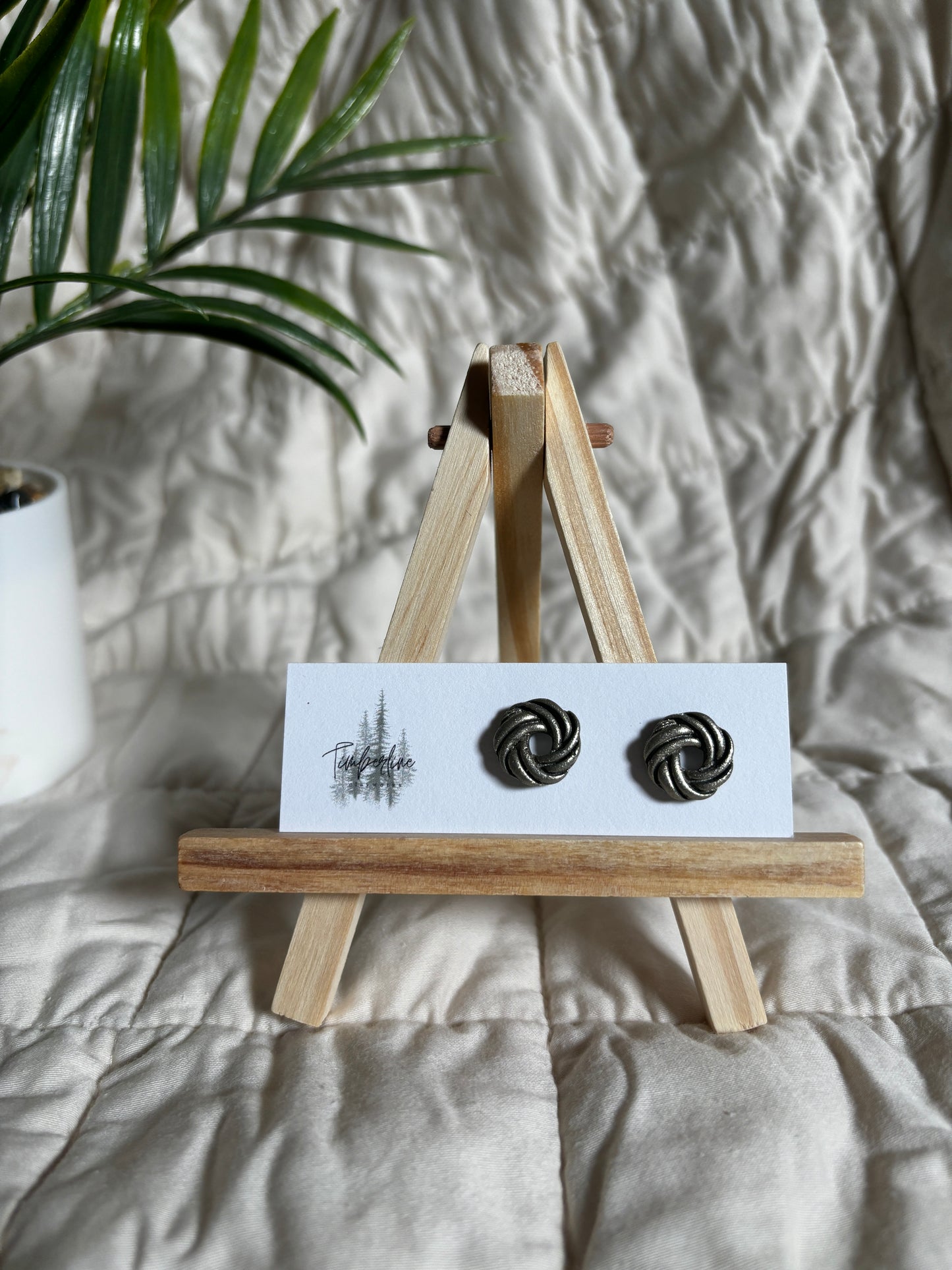 Olive Metallic Studs