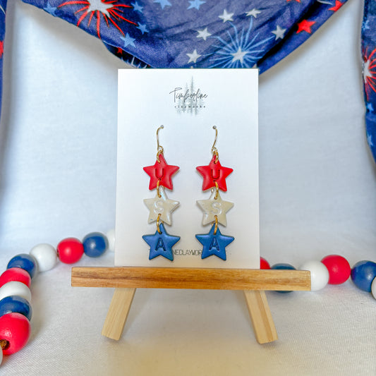 USA Star Dangle