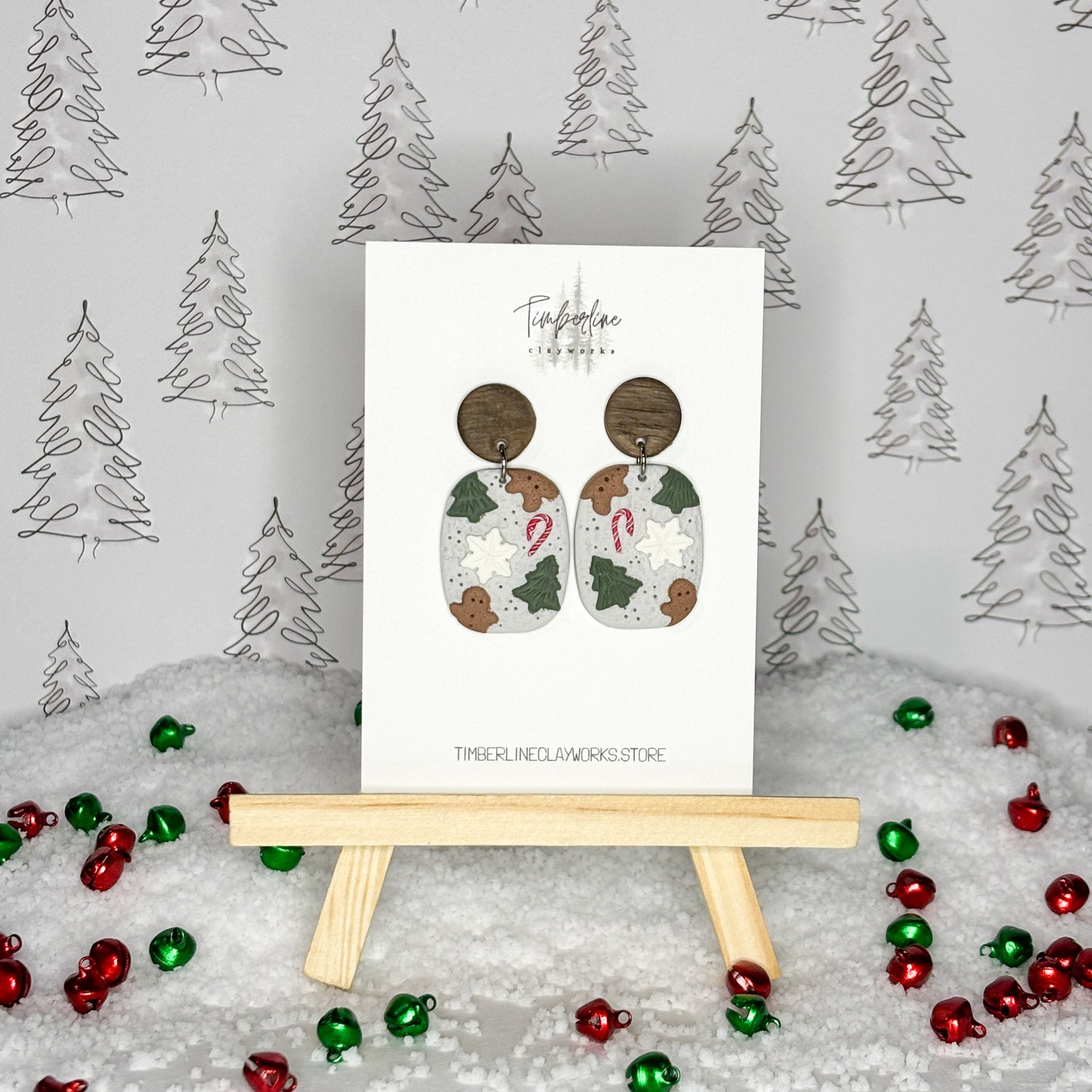 Winter Collage Dangle