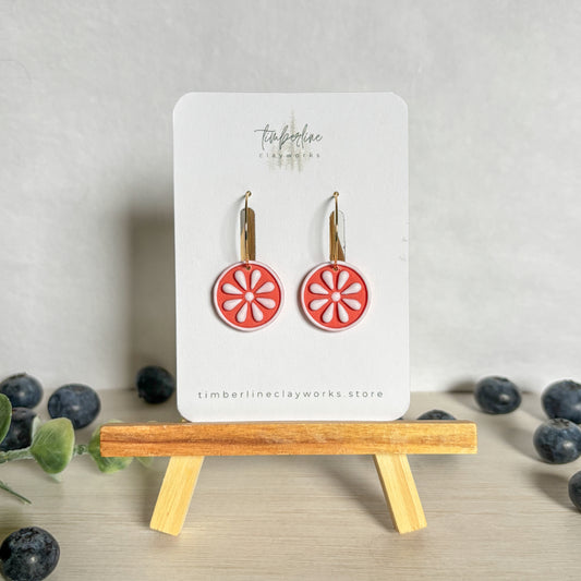 Orange Slice Hoops