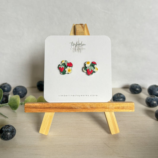 Strawberry Fields Studs